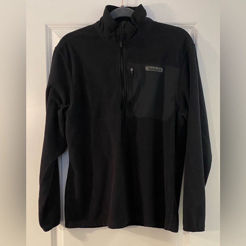 Timberland Zip Up Jacket / Fleece / Coat - Black - Sz M - Gently Used